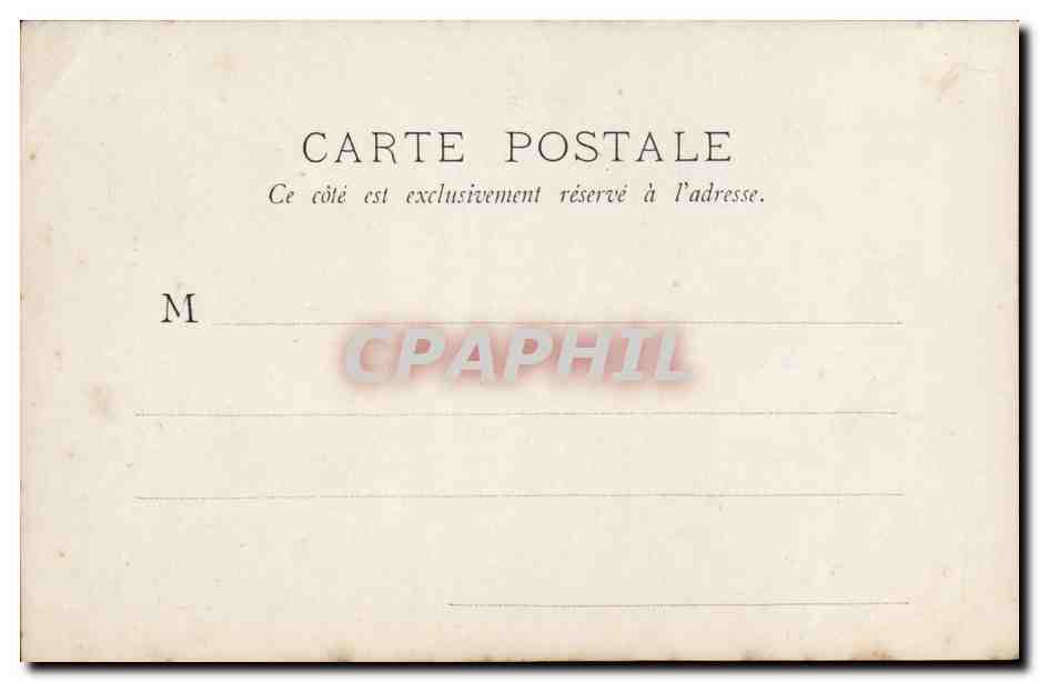 CPA Fantaisie Femme Lise Fleuron Chat — Verso