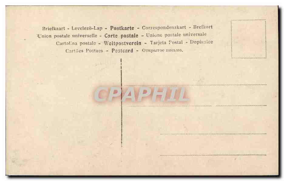 CPA Fantaisie Femme La belle de Miranda — Rückseite