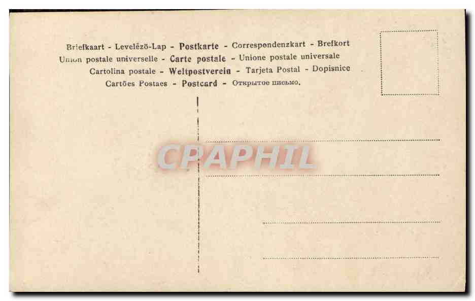 CPA Fantaisie Femme La belle de Miranda — Rückseite