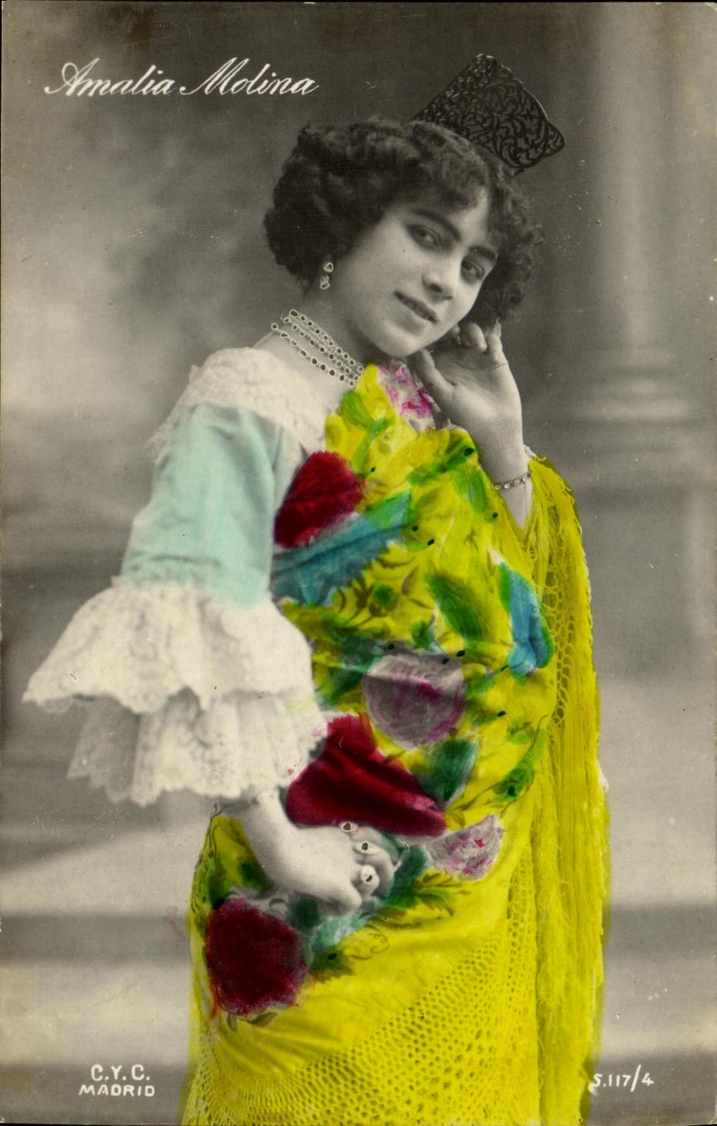Amalia Molina — ballerina spagnola — C.Y.C. Madrid, serie S.117/4