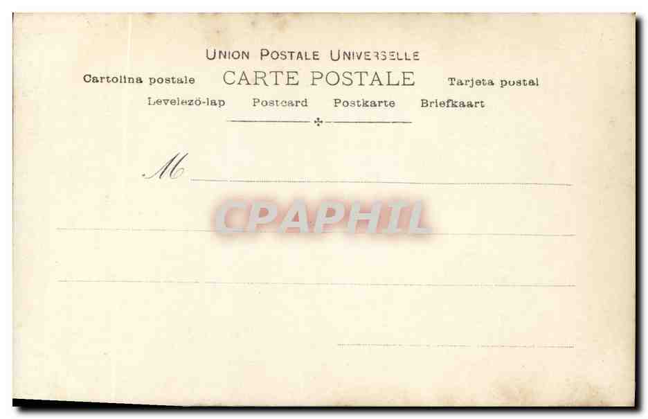 CPA Fantaisie Femme Martineau — Verso