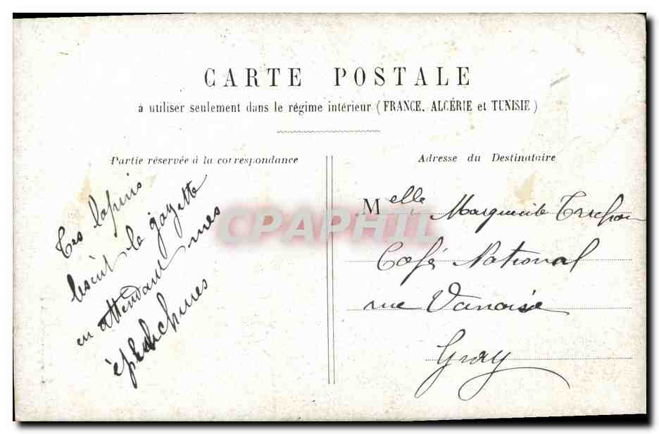 CPA Fantaisie Femme Lecointre — Rückseite