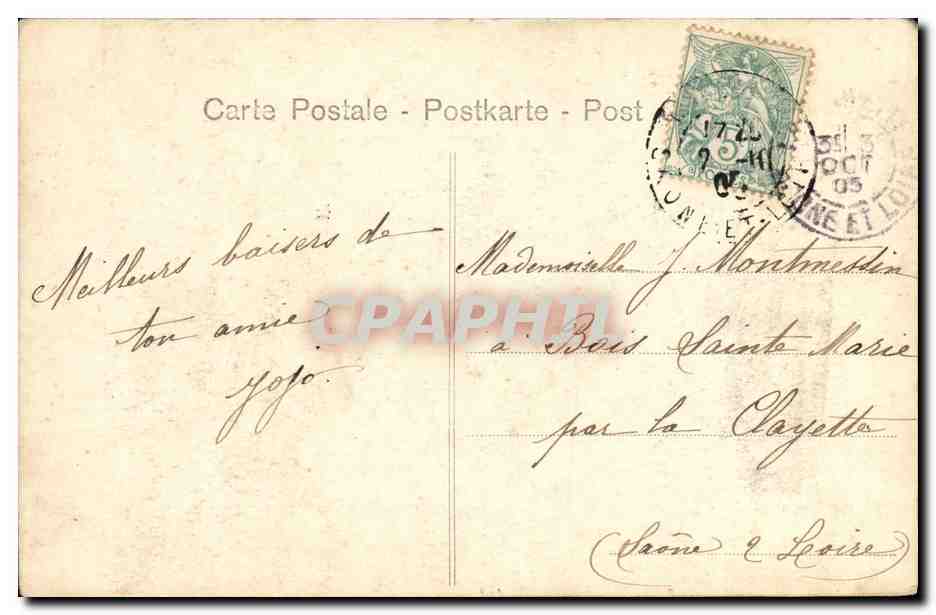 Mlle Margill — Portrait en costume — éditeur ATEROCO TERNO n° 5534 — Rückseite