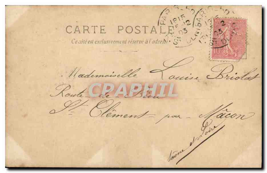 Munte — actrice en costume de scène — Redouté, Paris, série 10 — Reverso