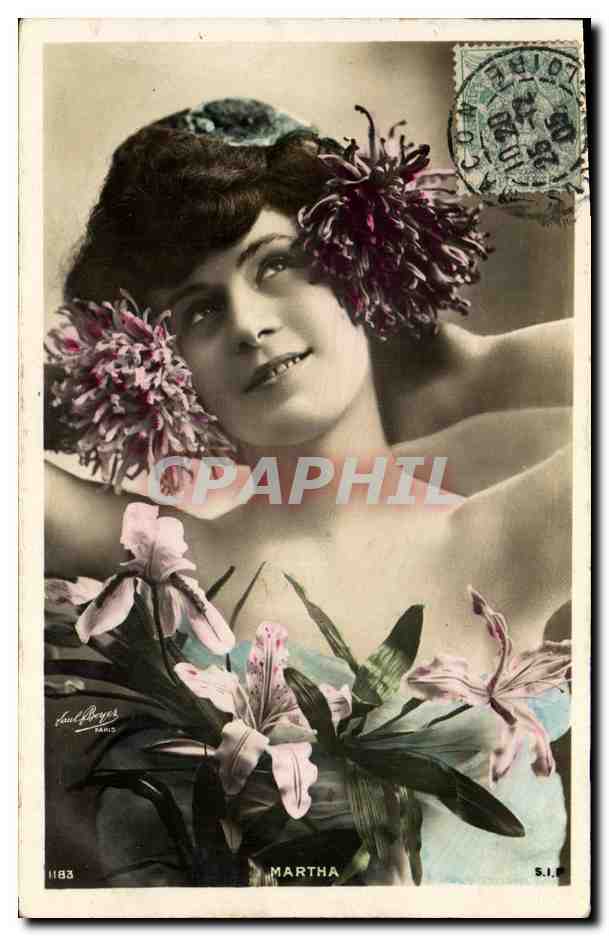 CPA Fantaisie Femme Martha