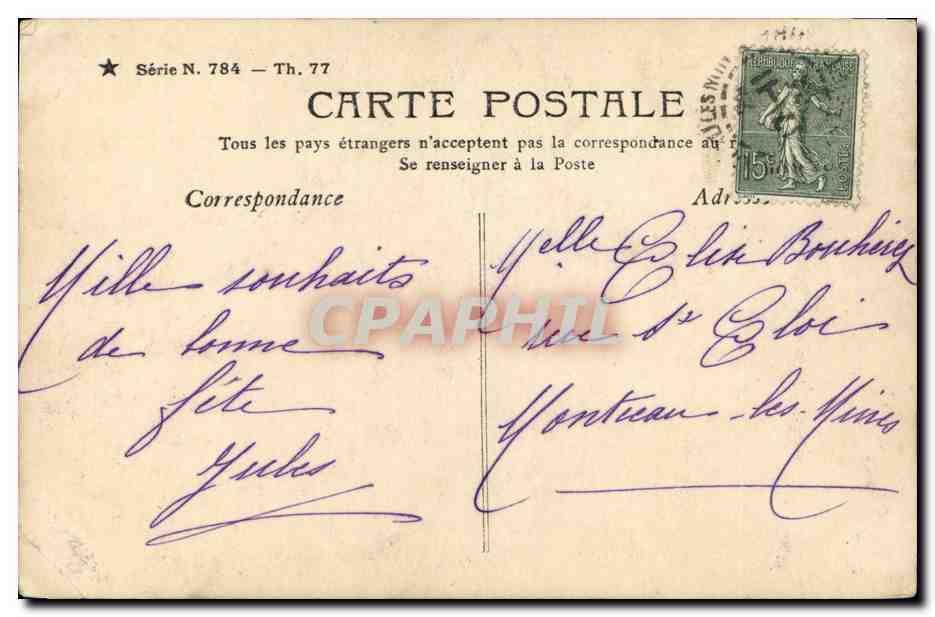 CPA Fantaisie Femme Elsie Minn Alhambra — Verso