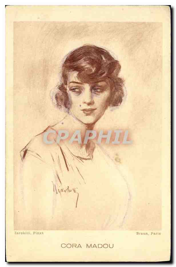 CPA Fantaisie Femme Cora Madou