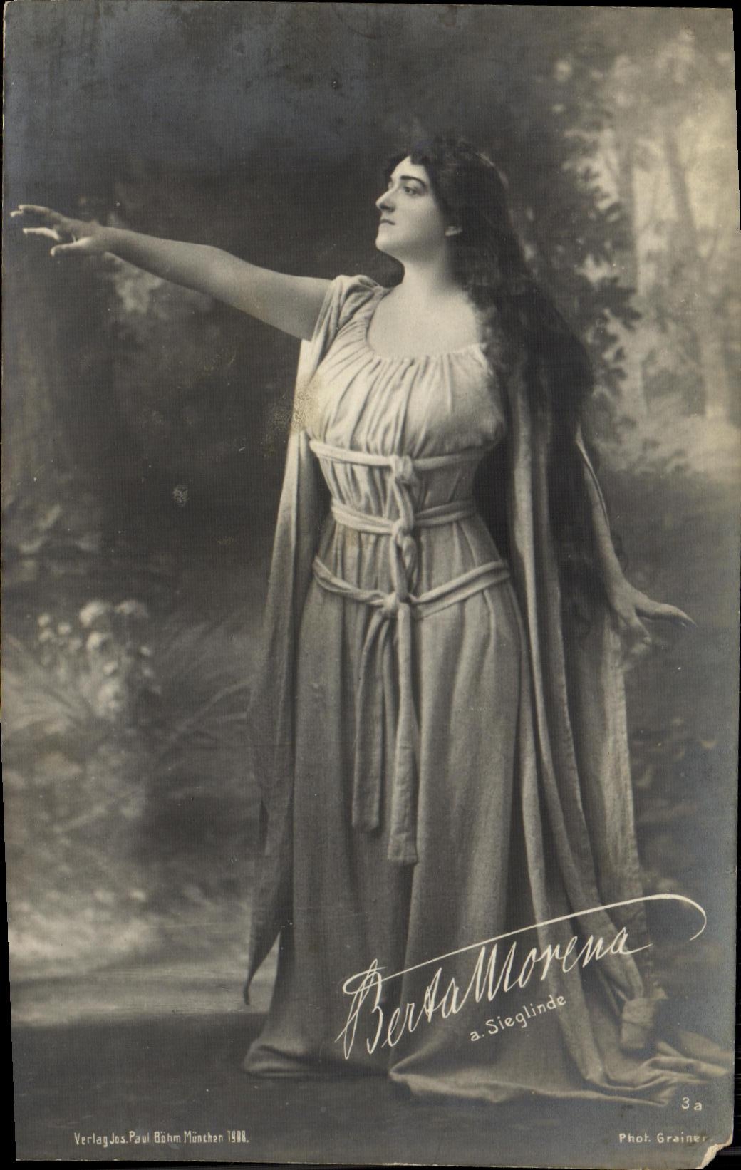 Berta Morena — Sieglinde — Verlag Jos. Paul Böhm München 1908