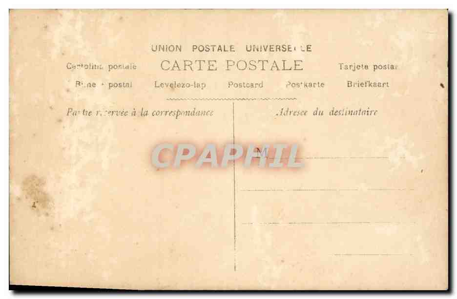 Melle Mireille — Ritratto di giovane donna con cappello fiorito che tiene un mazzo di fiori — Melle Mireille, 1920 — Verso