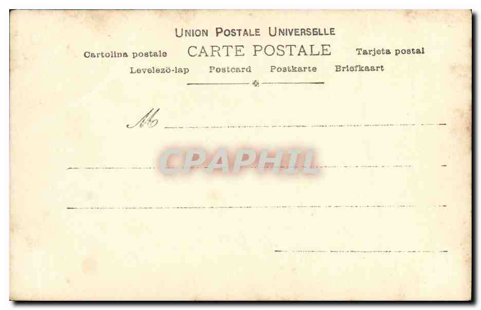 CPA Fantaisie Femme Marignan — Rückseite