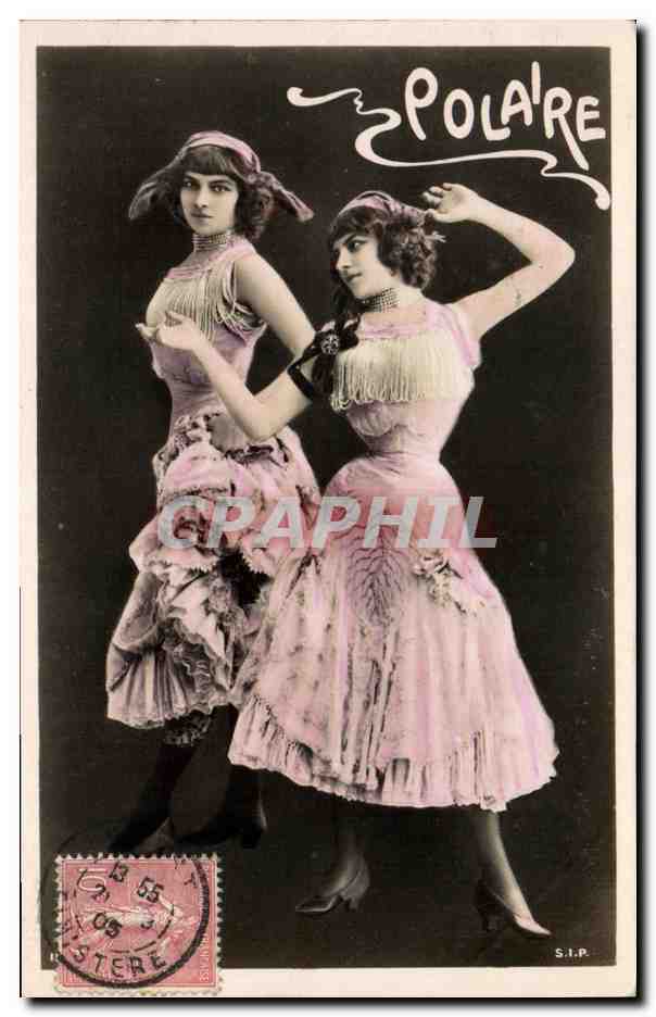 CPA Fantaisie Femme Polaire