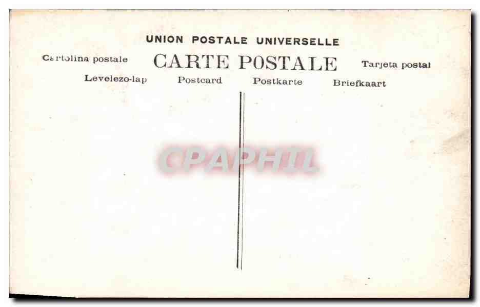 Mary Perret — portrait en couleur avec roses et papillon — éditeur S.S. n° 0871 — Verso