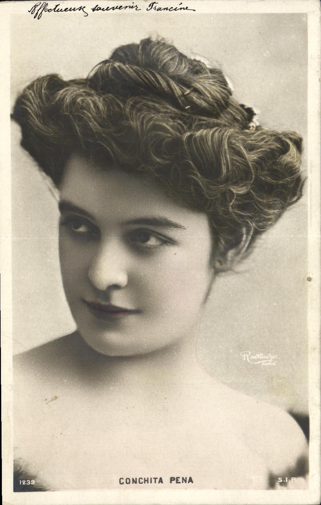Conchita Pena — Portrait — Rautiuger, Paris, S.I.R. n°1239