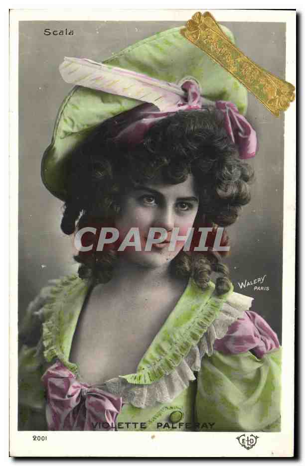 Violette Palferay — Portrait en costume de scène — Walery, Paris, n° 2001