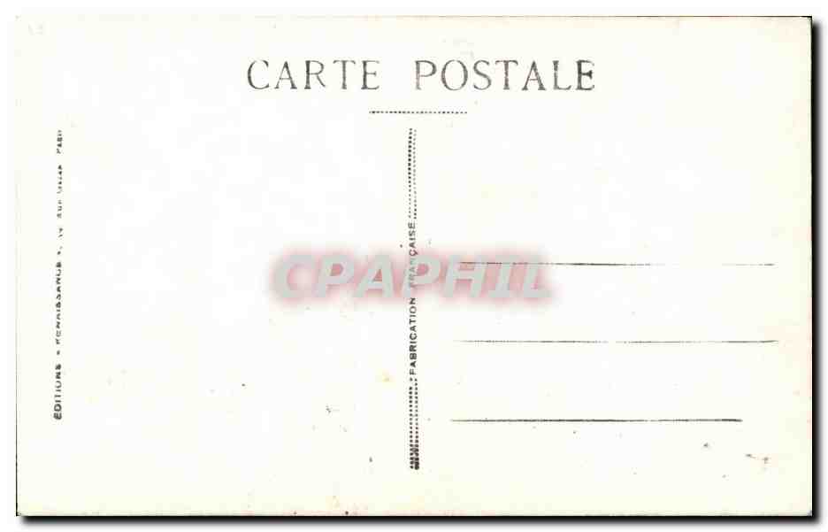 CPA Fantaisie Femme Mlle Pernette — Rückseite
