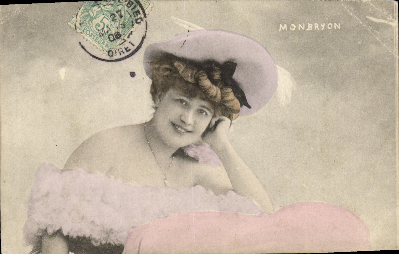 CPA Fantaisie Femme Monbryon