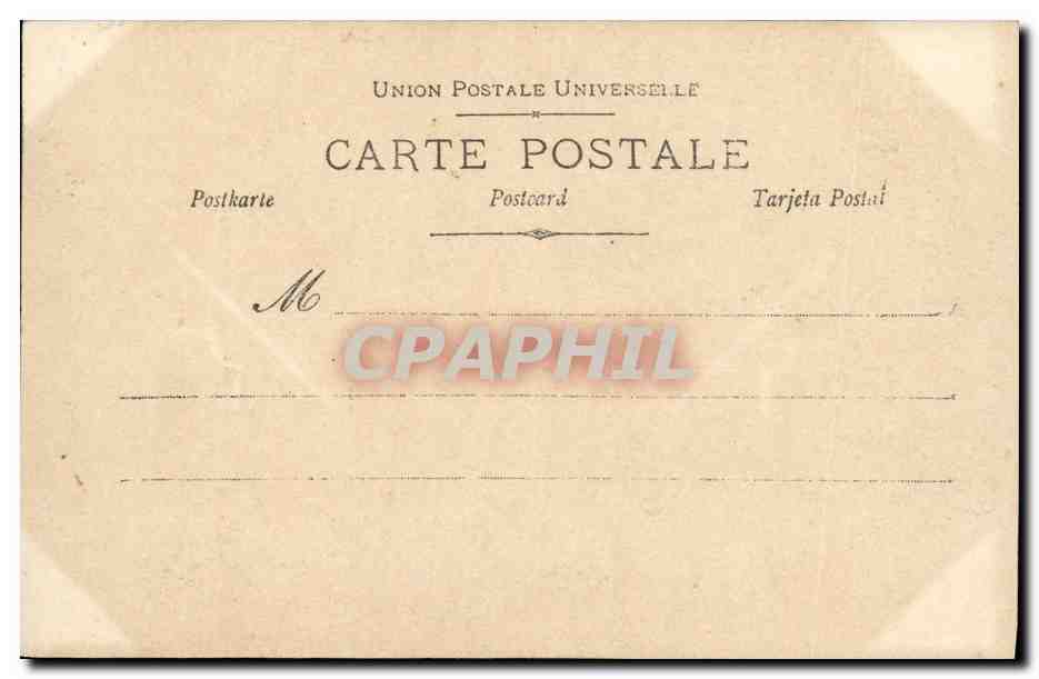 CPA Fantaisie Femme Mastio Opera Comique — Verso