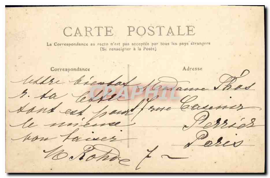 L. NOËL — Portrait de la chanteuse — H. Manuud — Rückseite