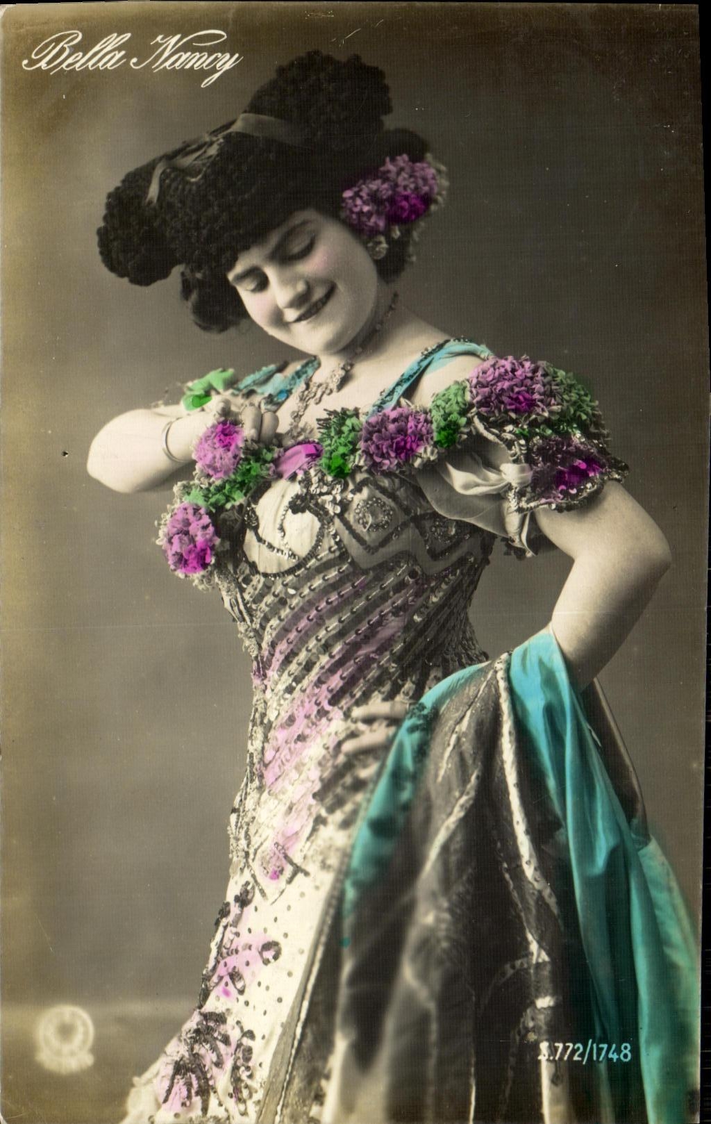 Bella Nancy — danseuse en costume floral — éditeur Bella Nancy, n° 772/1748