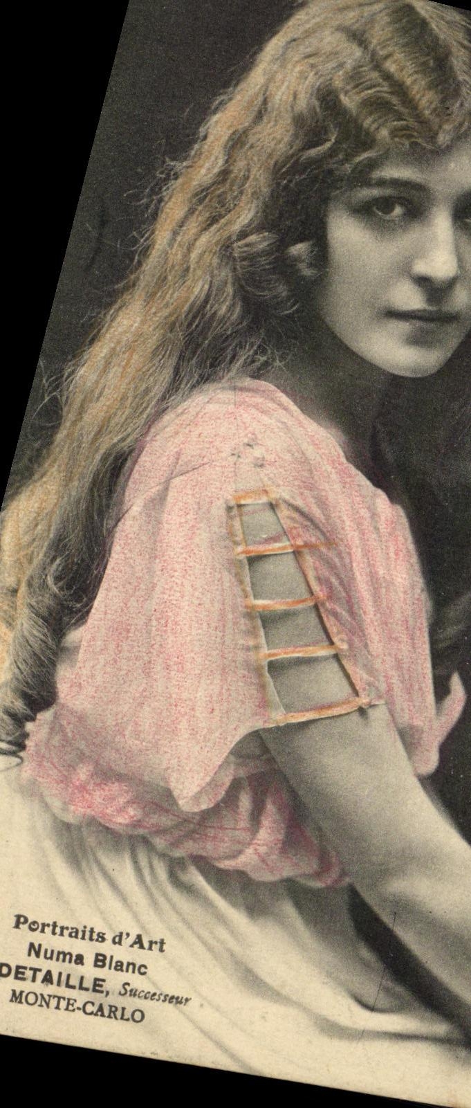 Retrato de una joven mujer — Numa Blanc, Monte-Carlo