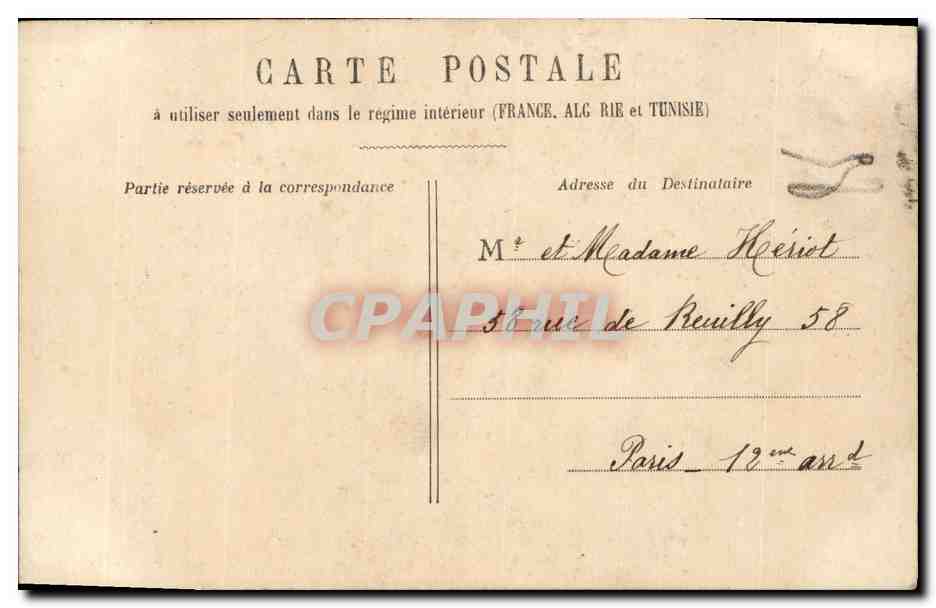 Femme en chapeau rose — éditeur Sornissouy — n° de série non visible — Verso