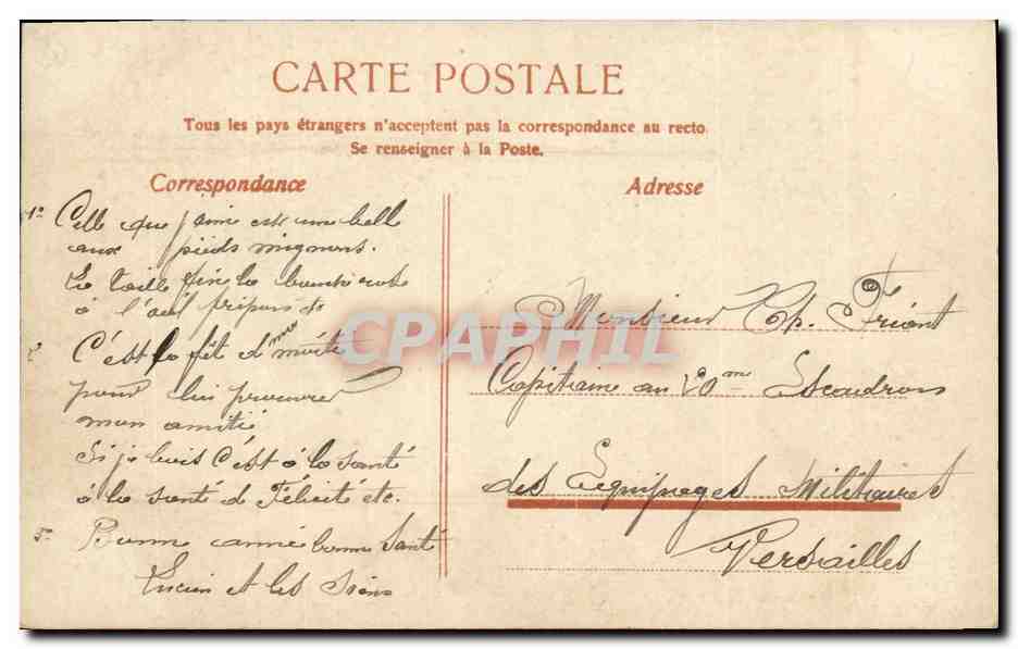 CPA Fantaisie Femme Pichard Opera — Rückseite