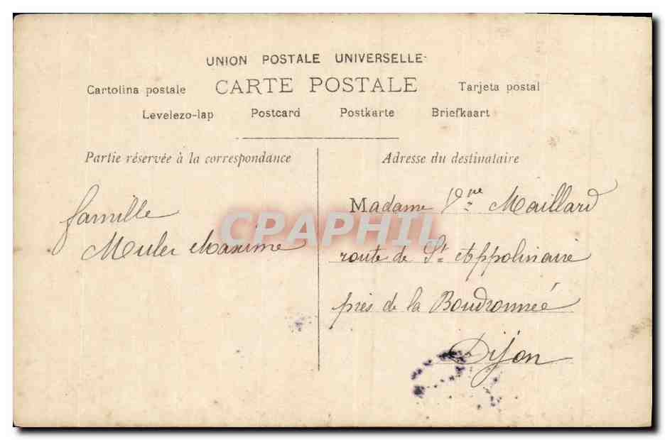 Paulette Del Baye — Petite Bohème — S.I.P. Paris — Verso