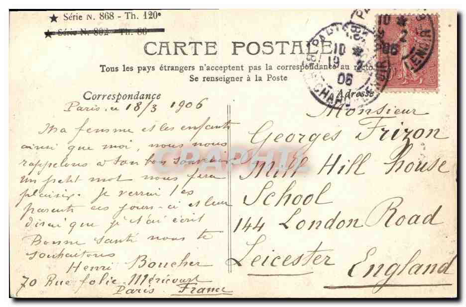 CPA Fantaisie Femme D d Alaza — Verso