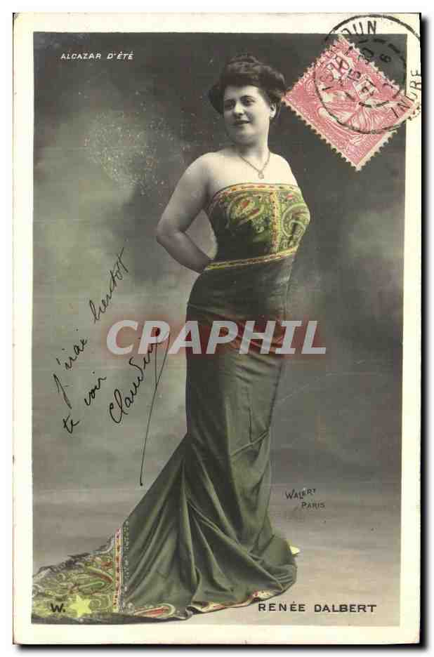 CPA Fantaisie Femme Alcazar d ete Renee Dalbert