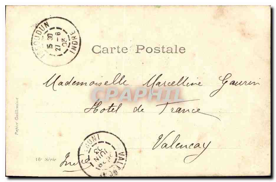 CPA Fantaisie Femme Alcazar d ete Renee Dalbert — Verso