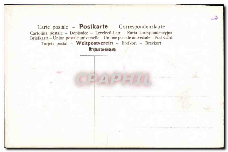 CPA Fantaisie Femme Annie Dirkens — Verso