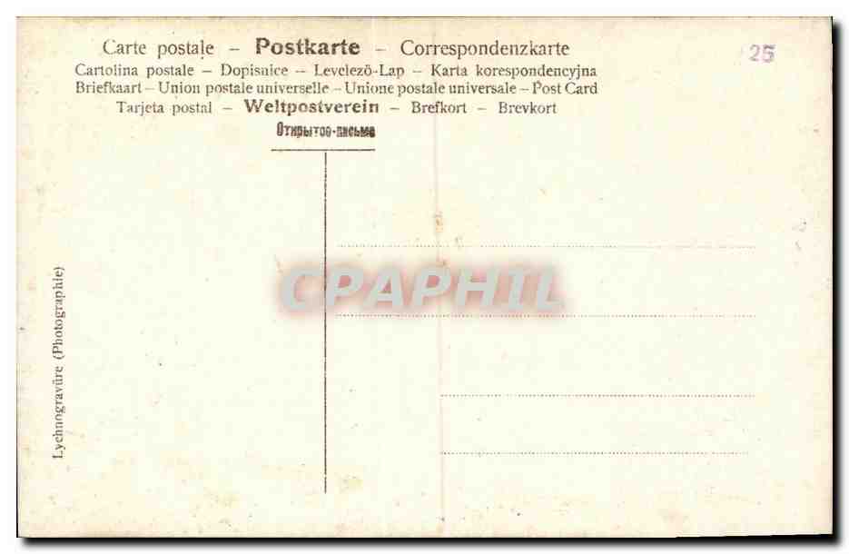 CPA Fantaisie Femme Annie Dirkens — Verso