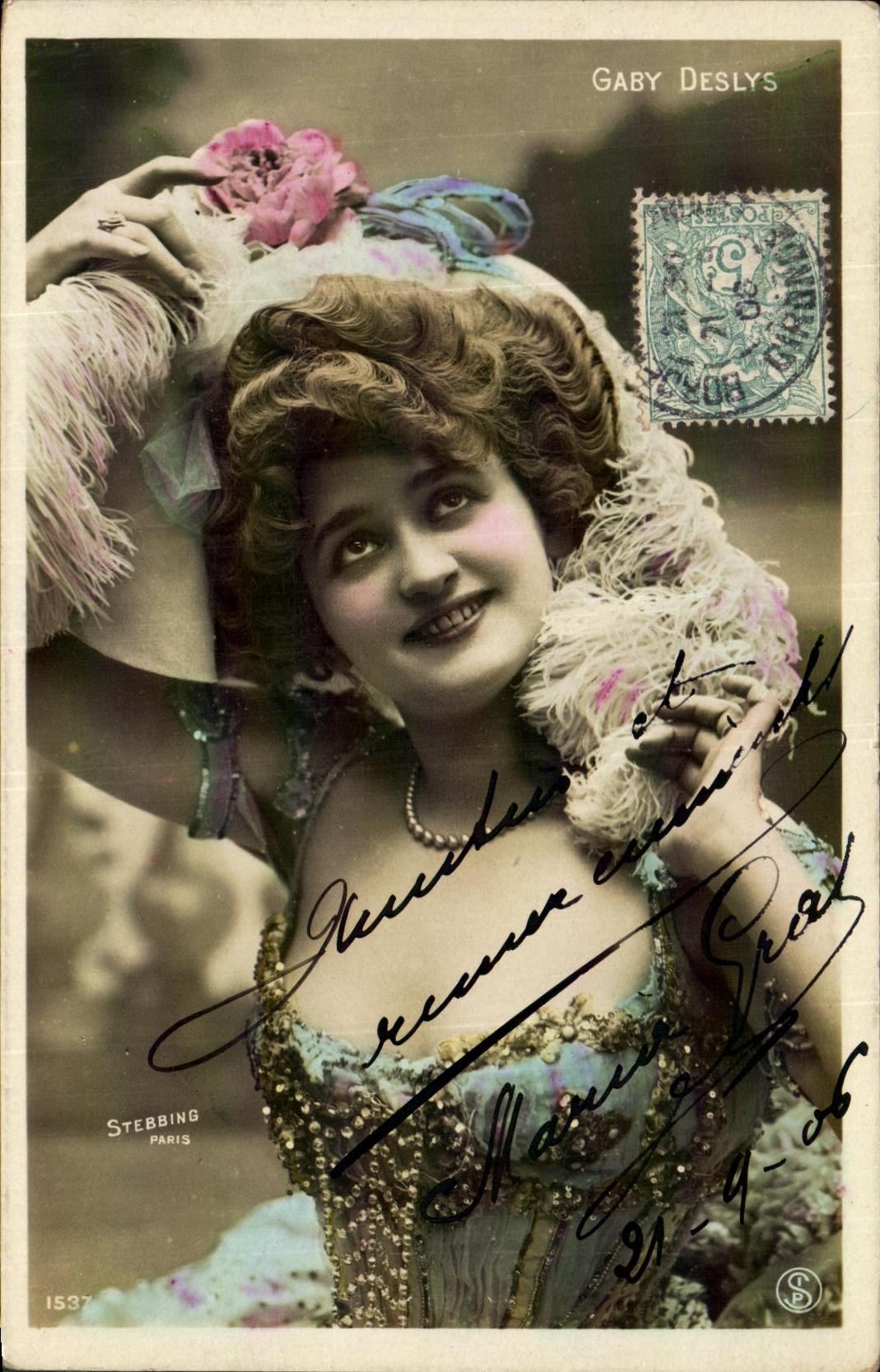 Gaby Deslys — ballerina e cantante — Stebbing Paris, n°1537