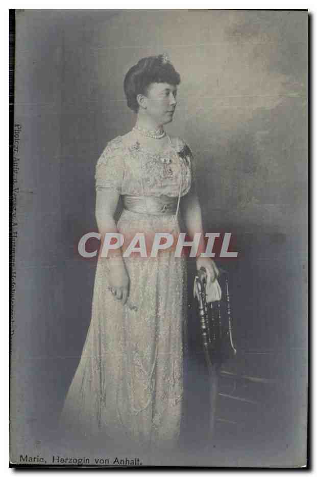 CPA Fantaisie Femme Marie Herzogin von Anhalt