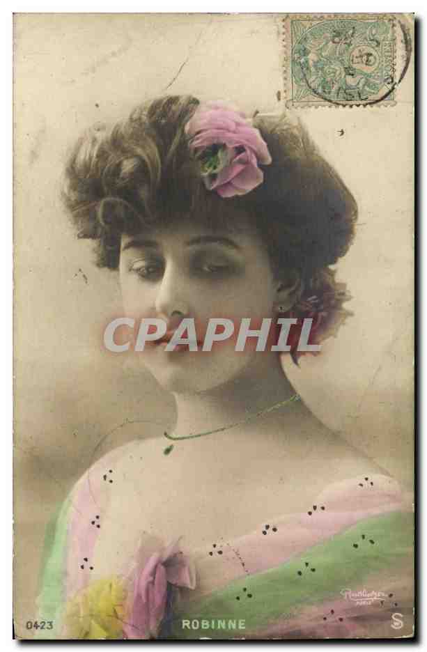 CPA Fantaisie Femme Robinne