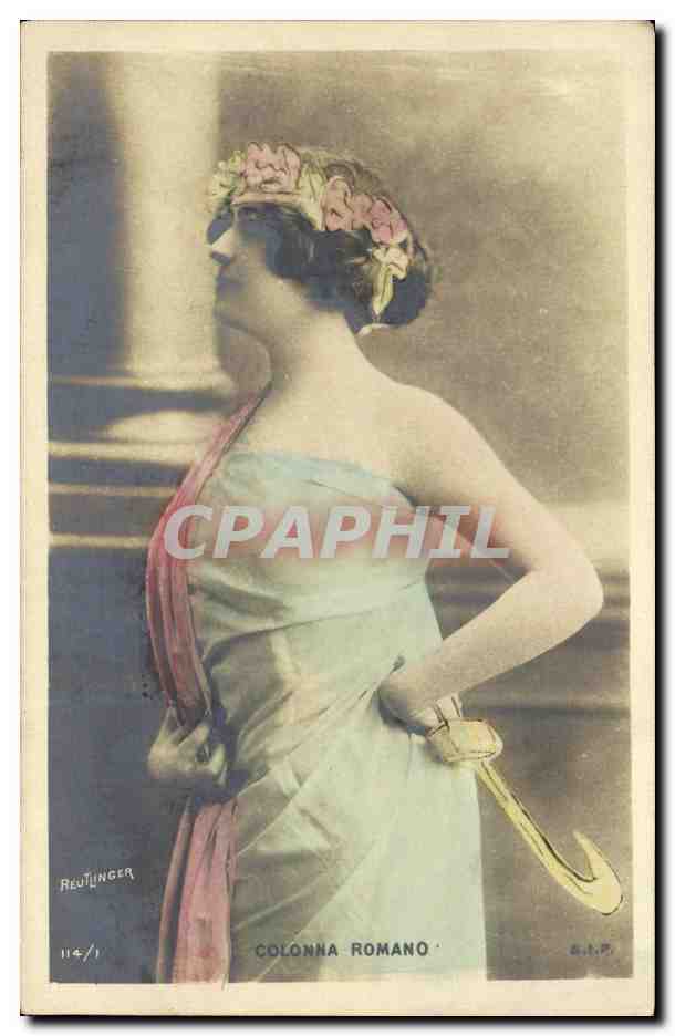 CPA Fantaisie Femme Colonna Romano