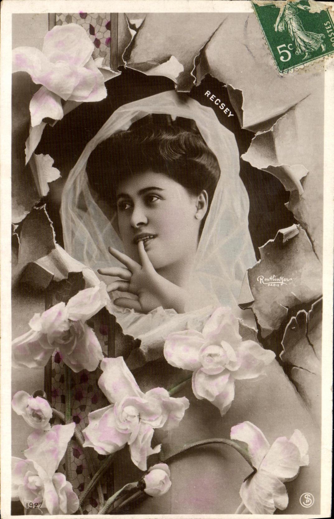 CPA Fantaisie Femme Recsey
