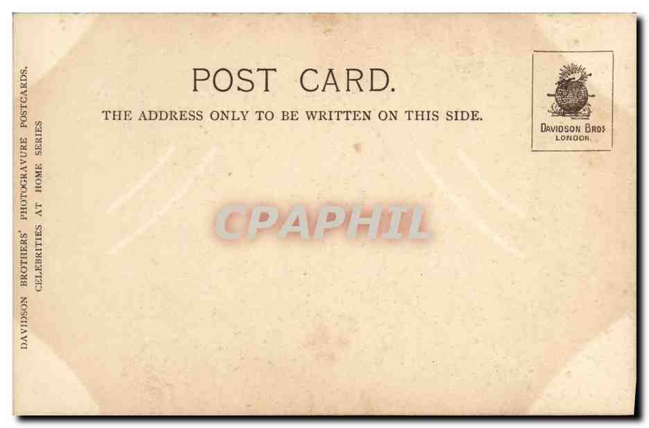 CPA Fantaisie Femme Mrs Brown Potter — Back