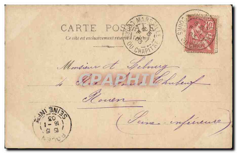 Mitzi Dalti — Frauenporträt — S.I.P. Paris, Serie 17 Nr. 19 — Rückseite