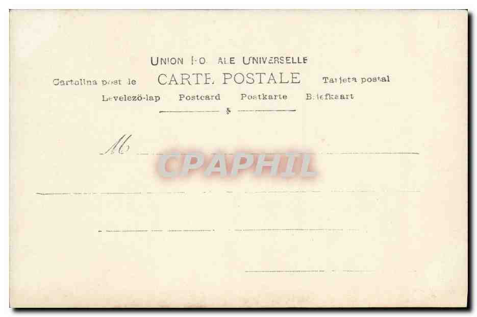 CPA Fantaisie Femme Varietes Dorgere — Rückseite