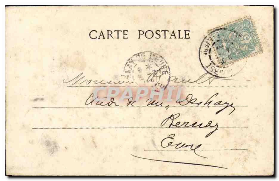 CPA Fantaisie Femme Les yeux  — Rückseite