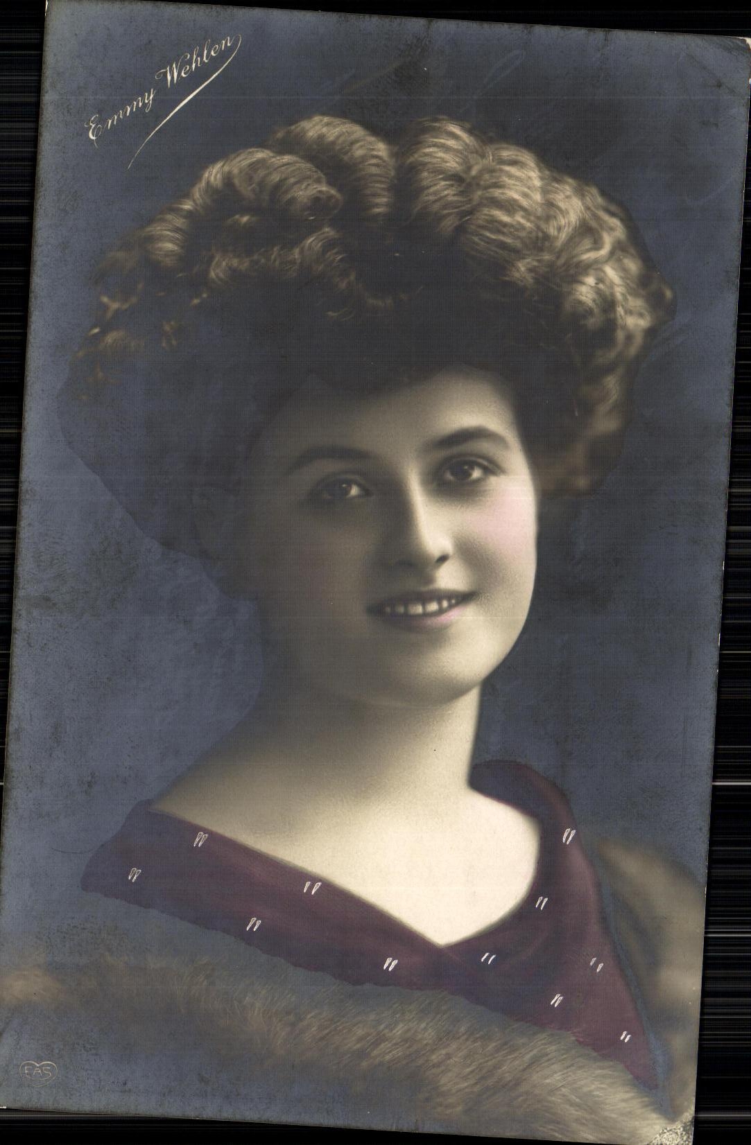 Emmy Wehlon — portrait féminin — éditeur inconnu