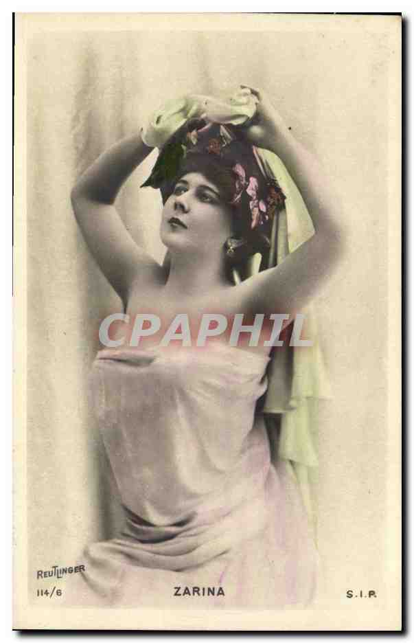 CPA Fantaisie Femme Zarina