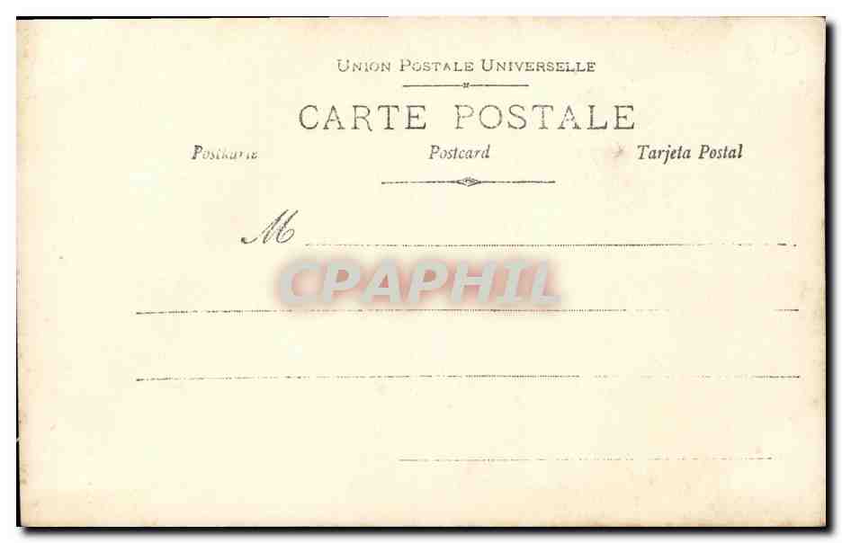 CPA Fantaisie Femme Zarina — Rückseite