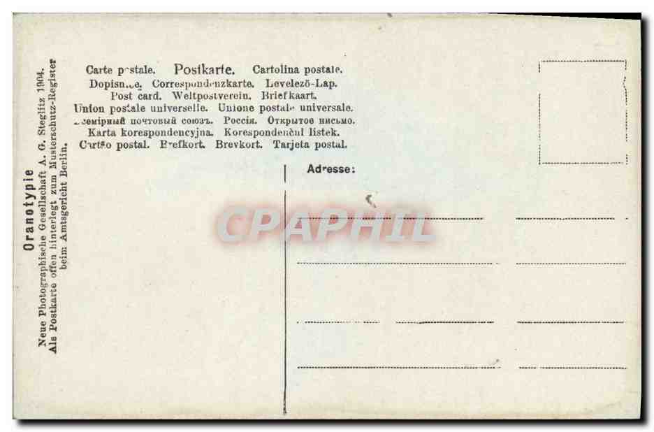 CPA Fantaisie Femme Enfant Nain lutin — Rückseite