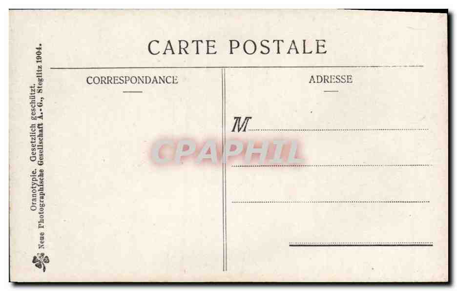 CPA Fantaisie Femme Enfant Nain — Rückseite