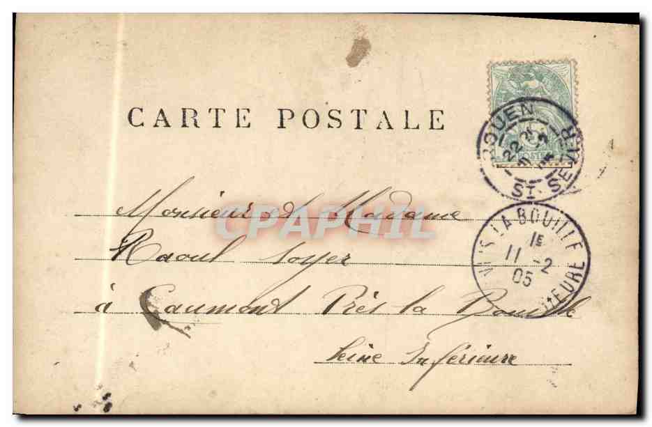 CPA Fantaisie Femme Le desabille de la parisienne — Verso