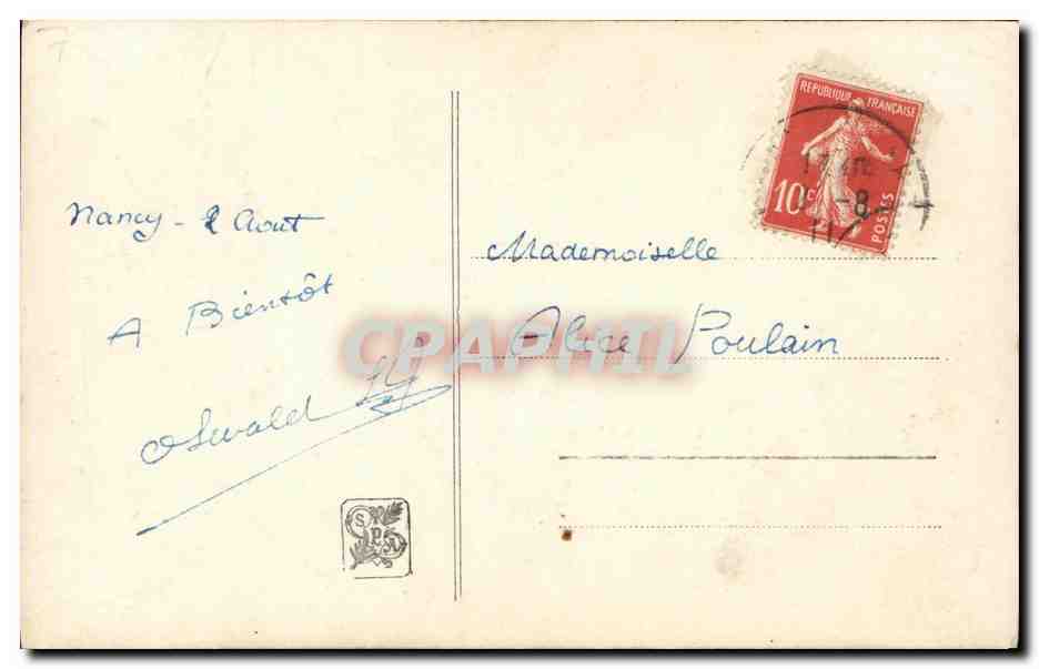 CPA Fantaisie Femme Salon 1911 Carrier Belleuse La poursuite Clown — Rückseite