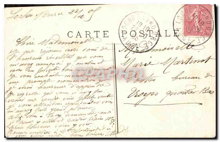 CPA Fantaisie Femme Delphine Didier — Verso