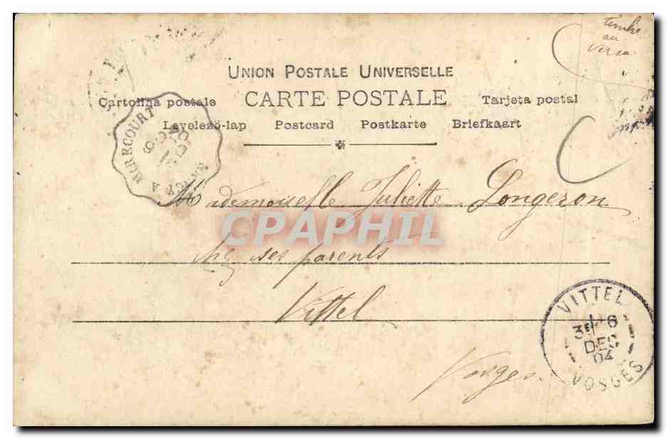 Frossard — Magurida — Kunzli Frères, Paris — Rückseite